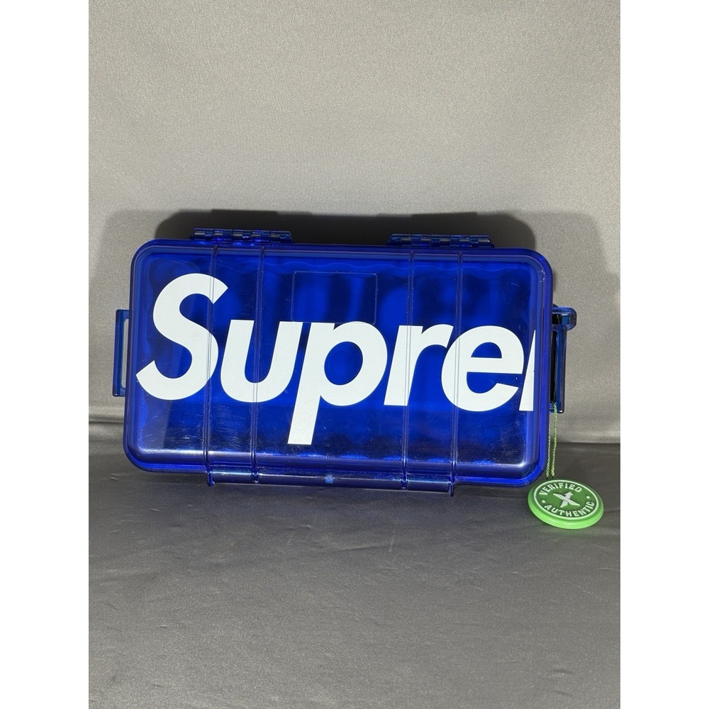 Supreme PELICAN Tacklebox Case (1060 Case) 1 Blue Released F/W 2019 Used